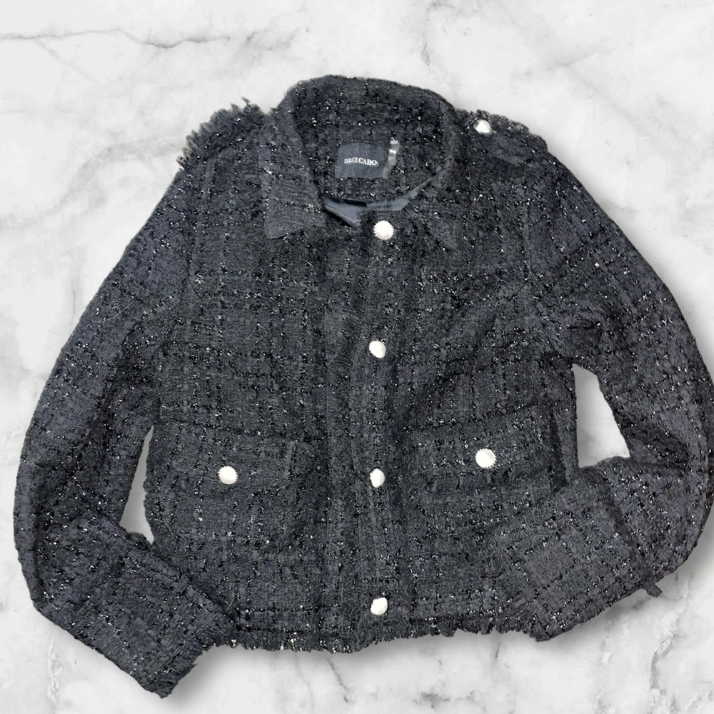 Jacket/blazer, pearl buttons, size SMALL, DOLCE CABO